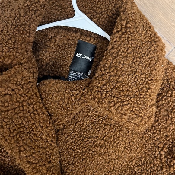 Faux fur teddy coat size M - Picture 8 of 10